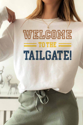 WELCOME TO THE TAILGATE SWEATSHIRT PLUS SIZE