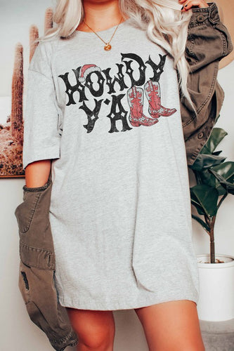 HOWDY YALL COUNTRY CHRISTMAS GRAPHIC TEE