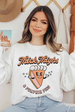 THICK THIGHS AND PUMPKIN PIES GRAPHIC SWEATSHIRT
