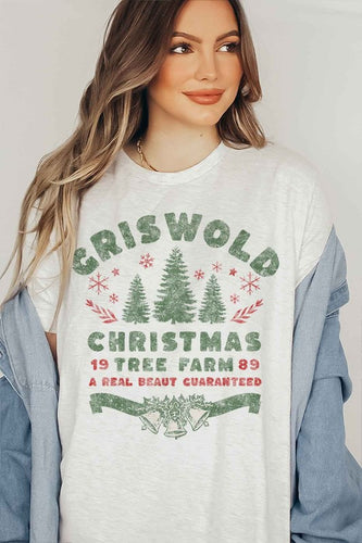 CHRISTMAS TREE FARM GRAPHIC TEE / T SHIRT
