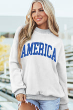 Racing Red Mock Neck Reversible USA/America Graphic Sweatshirt