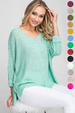 CREW NECK KNIT SWEATER- 6 Colors