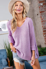 CREW NECK KNIT SWEATER- 6 Colors