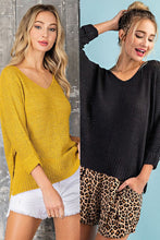 CREW NECK KNIT SWEATER- 6 Colors