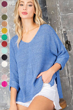 CREW NECK KNIT SWEATER- 6 Colors