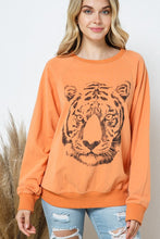 French Terry Tiger Studded Star Graphic Sweatshirt