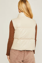 PU Padded Vest- 3 Colors