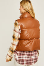 PU Padded Vest- 3 Colors