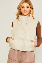 PU Padded Vest- 3 Colors