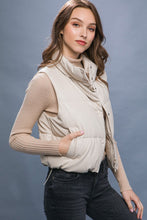 PU Padded Vest- 3 Colors