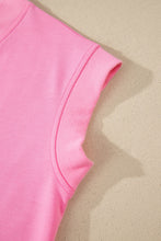 Sachet Pink V Neck Short Sleeve Top Drawstring Shorts 2pcs Set