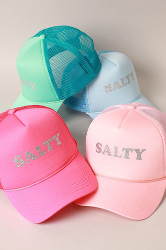 Glitter SALTY Printed Foam Trucker Hat