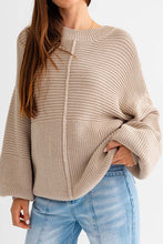 Ribbed Knitted Sweater