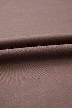 Dark Khaki Colorblock Drop Shoulder Pullover Casual Sweatshirt