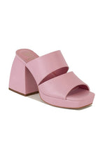 Lucy Open Toe Mule