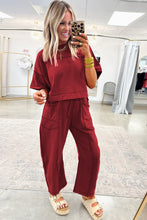 Mint Green Drop Shoulder Boxy Tee and Barrel Pants Set
