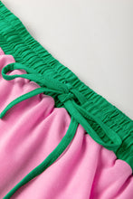 Evergreen Plus Size Contrast Trim T Shirt and Skort Two Piece Set