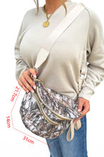 Vineyard Green Camouflage Print Double Zipper Crossbody Bag