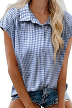 Red Gingham Button Up Shirt