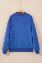 Racing Red Mock Neck Reversible USA/America Graphic Sweatshirt