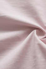 Mist Blue Colorblock Ruffled Sleeve Frill V Neck Blouse