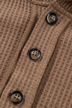 Goat Waffle Patchwork Exposed Seam Oversized Hoodie