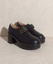 OASIS SOCIETY Sarah   Buckled Platform Loafers