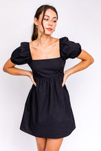 Puff Sleeve Babydoll Dress