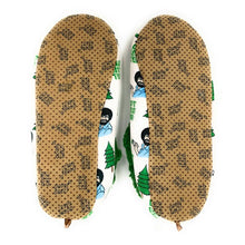 Lil Happy Trees   Women's Sherpa Slippers Socks