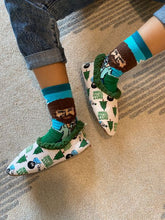 Lil Happy Trees   Women's Sherpa Slippers Socks