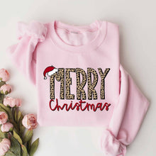 LEOPARD CHRISTMAS GRAPHIC SWEATSHIRT- 5 Colors