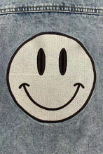 Smile embroidered jacket