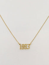 Birth Year Necklace