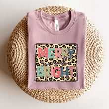 Leopard Merry and Bright Tee