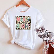 Leopard Merry and Bright Tee