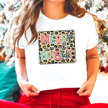 Leopard Merry and Bright Tee