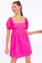 Puff Sleeve Babydoll Dress