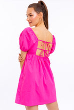 Puff Sleeve Babydoll Dress