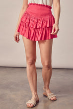 SMOCKING SKIRT WITH SHORTS