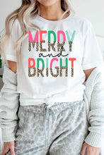 BRIGHT LEOPARD CHRISTMAS GRAPHIC T SHIRT