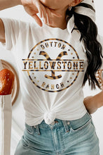 DUTTON RANCH YELLOWSTONE LEOPARD GRAPHIC TEE