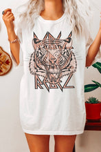 Rebel Tiger Oversized Graphic Tee