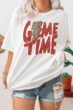 LEOPARD LIGHTNING GAME TIME GRAPHIC T SHIRT