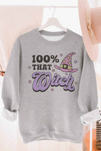 100 THAT WITCH GRAPHIC SWEATSHIRT PLUS SIZE