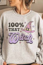 100 THAT WITCH GRAPHIC SWEATSHIRT PLUS SIZE