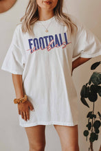 FOOTBALL VIBES GRAPHIC TEE PLUS SIZE