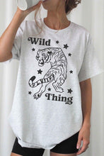 WILD TIGER STAR GRAPHIC T SHIRT