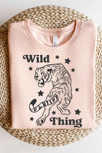 WILD TIGER STAR GRAPHIC T SHIRT