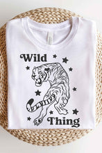 WILD TIGER STAR GRAPHIC T SHIRT