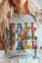 PLAID FALL LIGHTNING GRAPHIC TEE